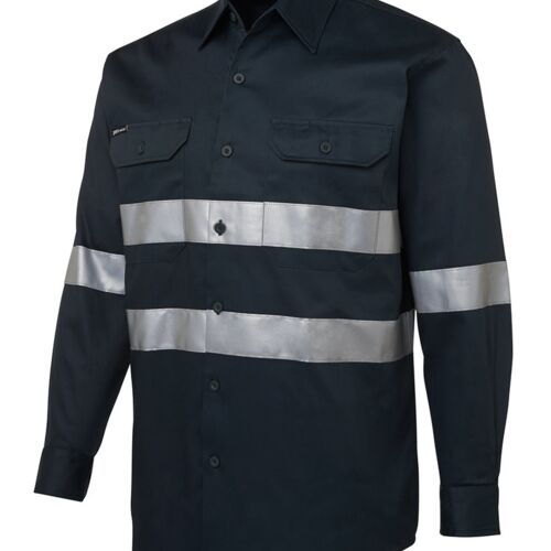 JB's L/S 190G WORK SHIRT WITH REFLECTIVE TAPE Thumbnail