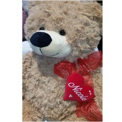 Valentines Teddy Bear - heart Personalised Thumbnail