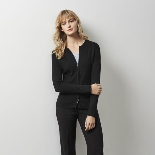 Womens 2-Way Zip Cardigan Thumbnail