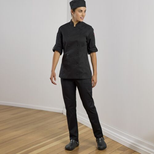 Womens Gusto Long Sleeve Chef Jacket Thumbnail