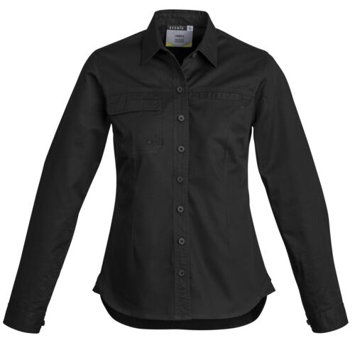 Womens Lightweight Tradie Long Sleeve Shirt Thumbnail