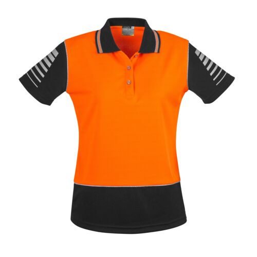 Womens Hi Vis Zone Short Sleeve Polo Thumbnail