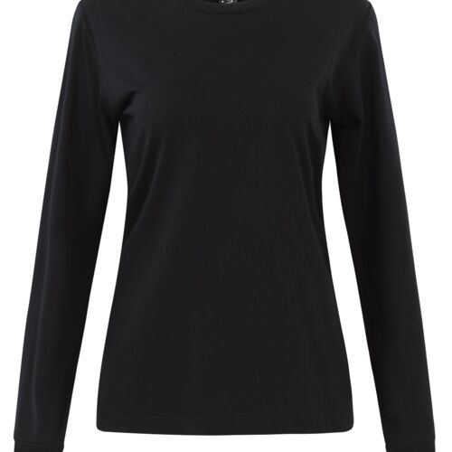 LADIES PREMIUM COTTON FACE L/S TEE Thumbnail