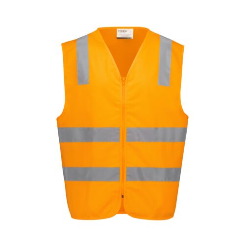 Unisex Hi Vis VIC Rail Zip Vest Thumbnail