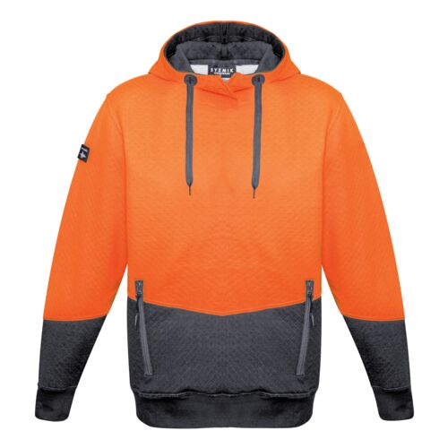 Unisex Hi Vis Textured Jacquard Hoodie Thumbnail