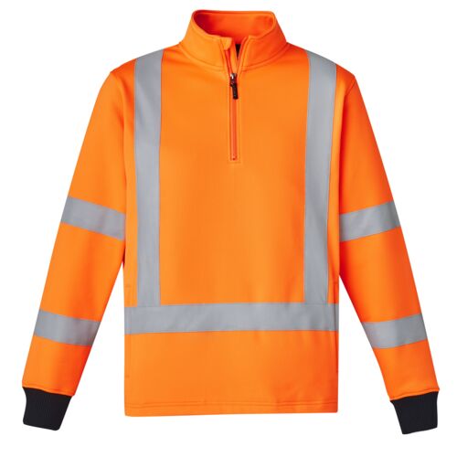 Unisex Hi Vis X Back Rail Jumper Thumbnail