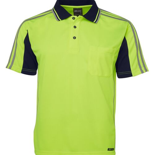 Hi Vis S/S Arm Tape Polo 6AT4S Thumbnail