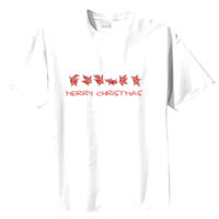 Christmas tee with santas - Loose Fit Tee Unisex Thumbnail