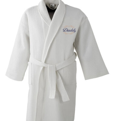 Father's Day Gift - Bathrobe - Cotton Waffle Robe  Thumbnail
