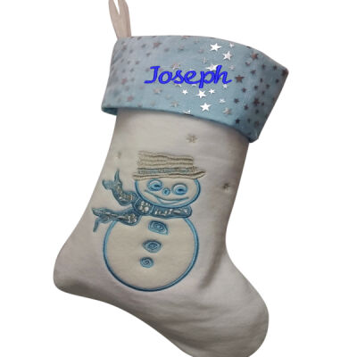 Blue Christmas Stocking Thumbnail