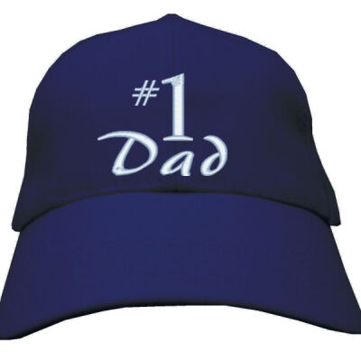 #1 Dad - Heavy Brushed Cotton Cap Thumbnail