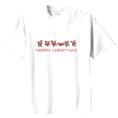 Christmas tee with santas - Loose Fit Tee Unisex Thumbnail