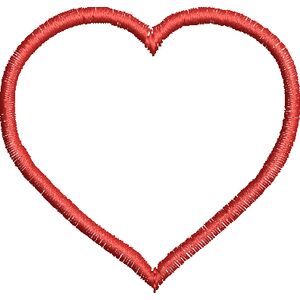 heart outline 50mm Thumbnail