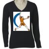 Long Sleeve 'V' Neck Tee TS05A Thumbnail