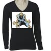 Long Sleeve 'V' Neck Tee TS05A Thumbnail