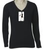 Long Sleeve 'V' Neck Tee TS05A Thumbnail