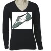 Long Sleeve 'V' Neck Tee TS05A Thumbnail