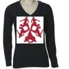Long Sleeve 'V' Neck Tee TS05A Thumbnail