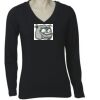 Long Sleeve 'V' Neck Tee TS05A Thumbnail