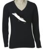 Long Sleeve 'V' Neck Tee TS05A Thumbnail