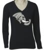 Long Sleeve 'V' Neck Tee TS05A Thumbnail