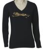 Long Sleeve 'V' Neck Tee TS05A Thumbnail