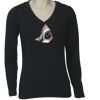 Long Sleeve 'V' Neck Tee TS05A Thumbnail