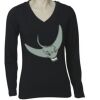Long Sleeve 'V' Neck Tee TS05A Thumbnail