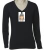 Long Sleeve 'V' Neck Tee TS05A Thumbnail