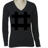 Long Sleeve 'V' Neck Tee TS05A Thumbnail