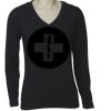 Long Sleeve 'V' Neck Tee TS05A Thumbnail
