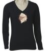 Long Sleeve 'V' Neck Tee TS05A Thumbnail