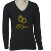 Long Sleeve 'V' Neck Tee TS05A Thumbnail